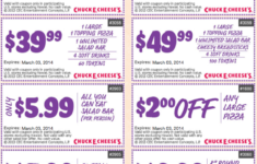 Best 2020 Chuck E Cheese Coupons Free Tokens Tickets