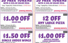 Best 2020 Chuck E Cheese Coupons Free Tokens Tickets