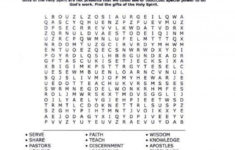 Bible Word Search Printables Bible Words Holy Spirit