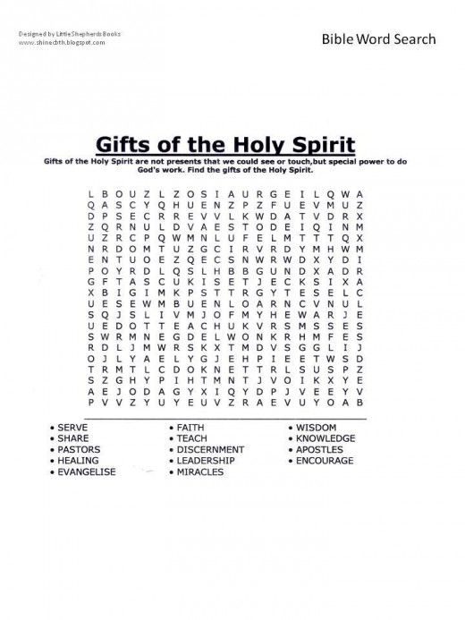 Bible Word Search Printables Bible Words Holy Spirit