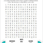 Bridal Shower Word Search Game Free Printable Simple