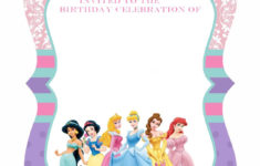 Cool FREE Template Free Printable Ornate Disney Princesses