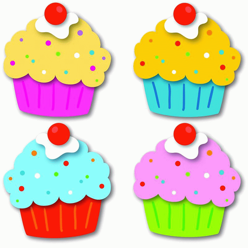 Cupcakes Cut Outs CD 120196 Accents For Classroom 