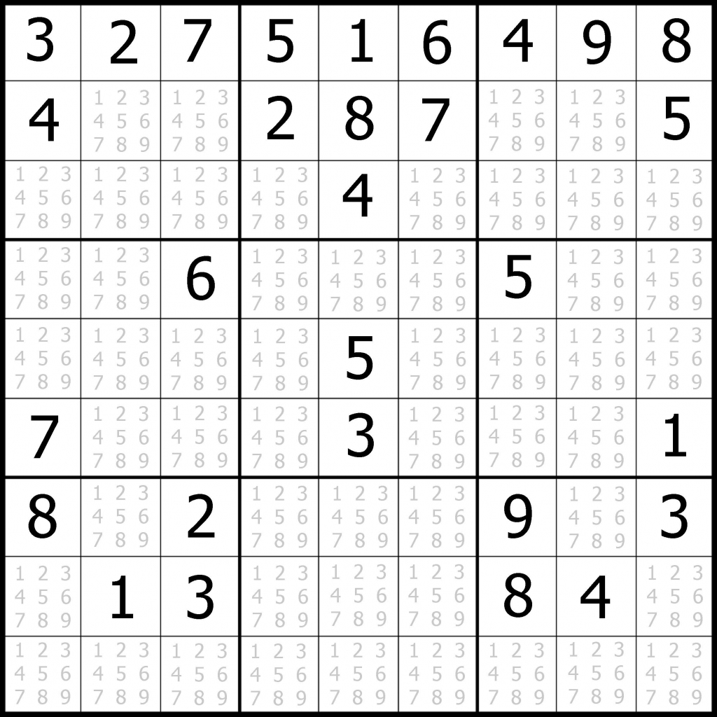 Difficult Sudoku Puzzle To Print 2 Level 2 Sudoku