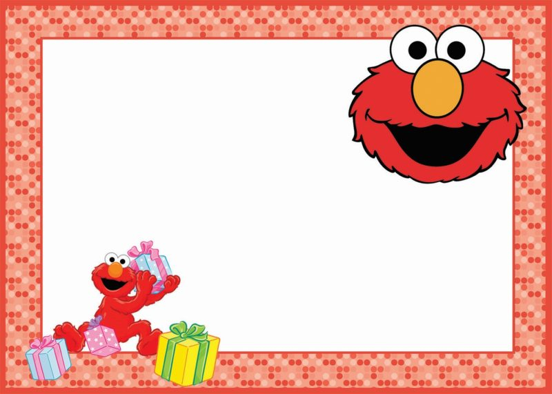 Elmo Birthday Party Invitation Card Free Invitation 