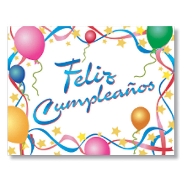 Feliz Cumpleanos Card HRdirect