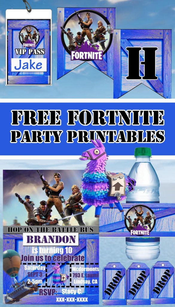 Free Fortnite Birthday Printables - FreePrintableTM.com ...