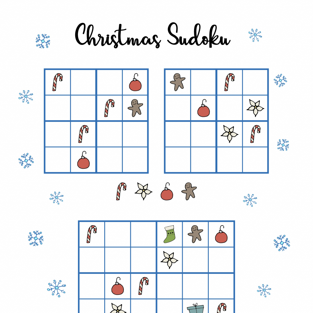 Free Christmas Printables Sudoku Mama Geek Free 