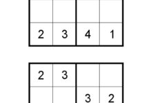 Free Kid Sudoku Puzzle Level 3 Page 6 Sudoku Puzzles