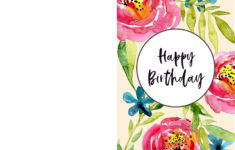 Free Printable Birthday Cards Paper Trail Design