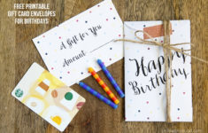 Free Printable Birthday Gift Card Envelopes