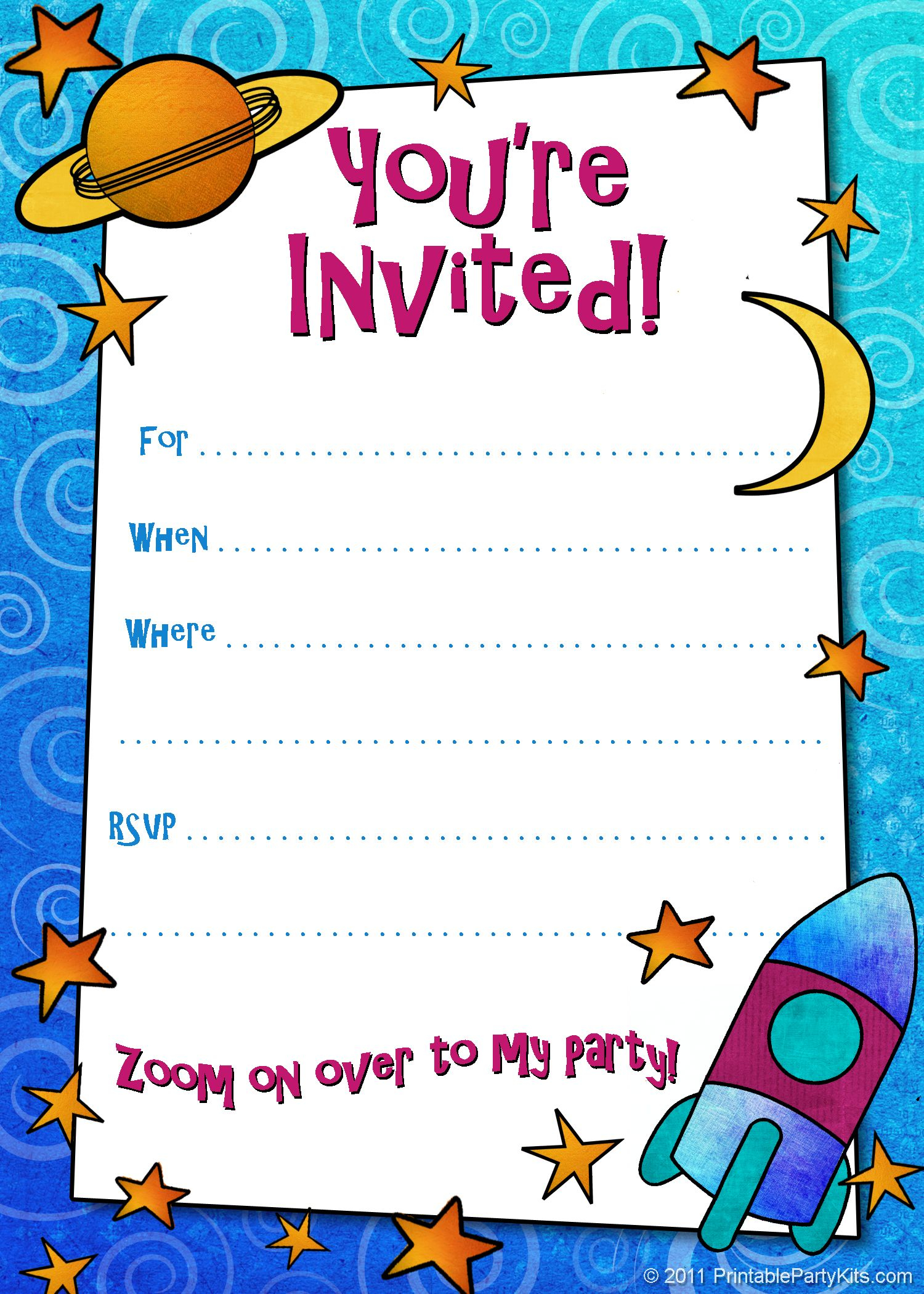 Free Printable Boys Birthday Party Invitations Birthday 