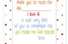 free Printable Fill In The Blank Thank You Note polka