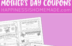 Free Printable Mother s Day Coupons Happiness Is Homemade