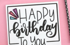 Hand Lettered Free Printable Birthday Card Liz On Call