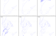 How To Draw Rayquaza From Pokemon Printable Step By Step