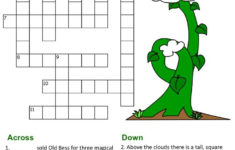 Jack And The Beanstalk Crossword Puzzle Jack And The