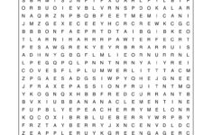 Jumbo Word Search Printable 101 Activity