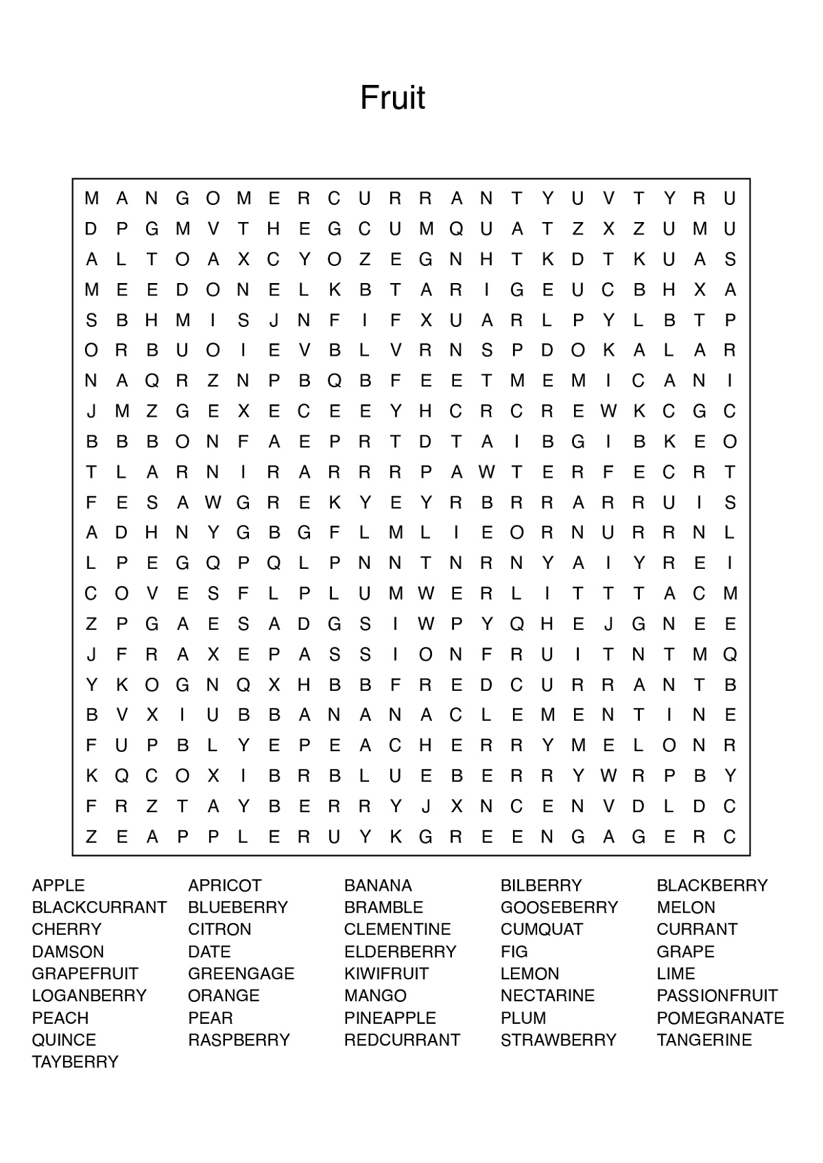 Jumbo Word Search Printable 101 Activity