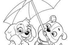 Kids n fun Coloring Page Paw Patrol Mighty Pups