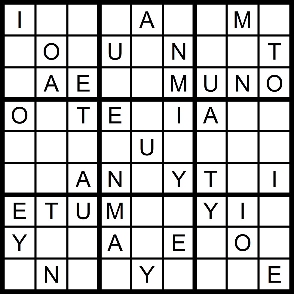 Magic Word Square New Word Sudoku Puzzle For Thursday 7 