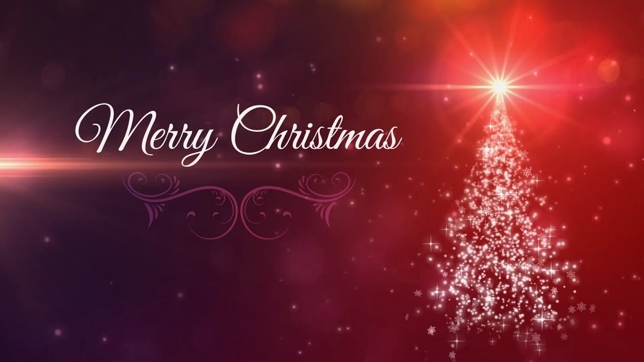 Merry Christmas Animated Background Loop Christmas 