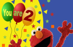 Personalised Elmo Birthday Card