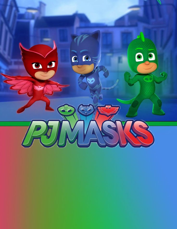 PJ Masks Birthday Party Printable Files Mask Party 