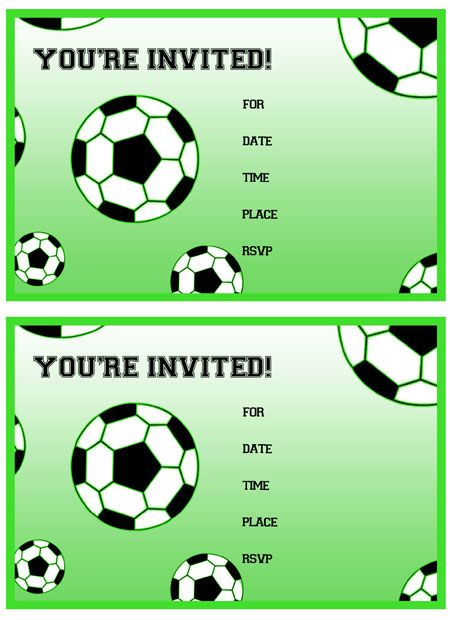 Please Wait Soccer Party Invitations Soccer Birthday 