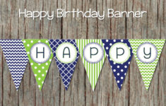 Printable Birthday Banner Diy Happy Bumpandbeyonddesigns