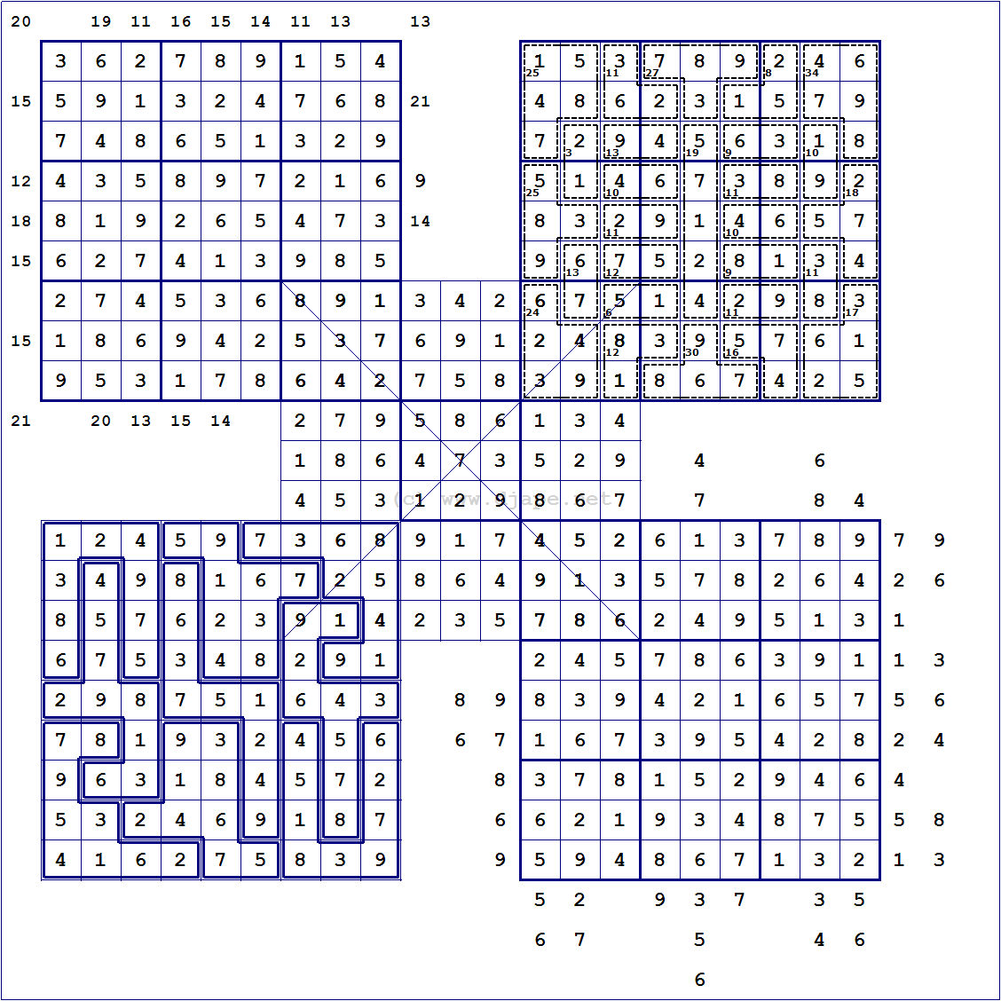 Printable Diagonal Sudoku Sudoku Printable