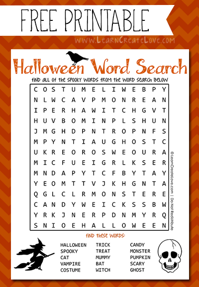 Printable Word Searches For 10 Year Olds | FreePrintableTM.com