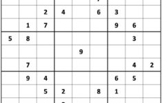 Printable Hard Sudoku Printable Difficult Sudoku