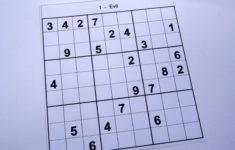 Printable Sudoku Puzzles 1 Per Page Printable Crossword