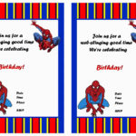 Spiderman Birthday Invitations Birthday Printable