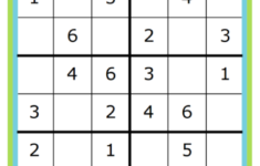 Sudoku 6X6 Imprimir Printable Template Free