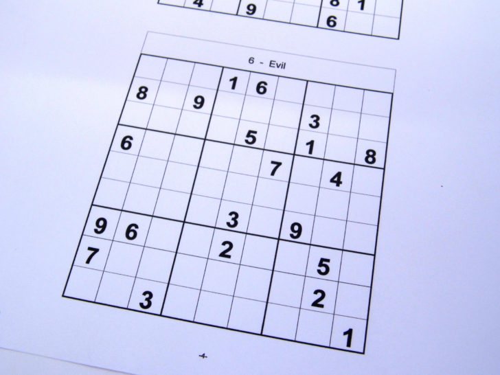 Sudoku Evil Level Printable Sudoku Printable