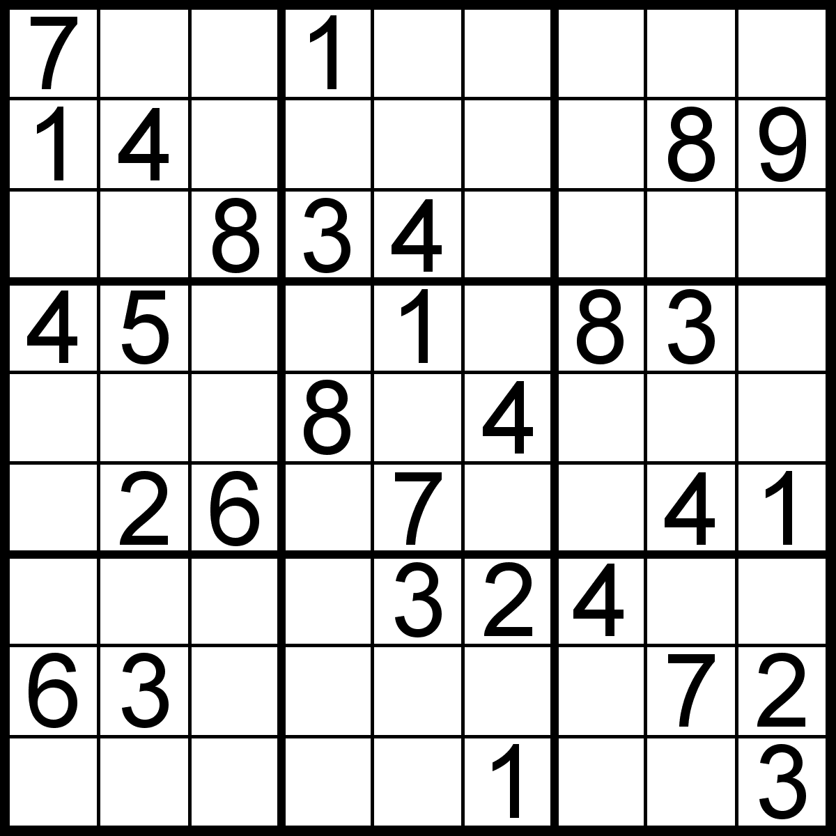 Sudoku Of The Day Bulletin Edition