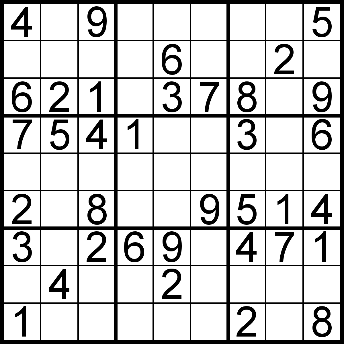 Sudoku Of The Day Bulletin Edition