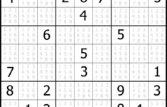 Sudoku Printable Free Medium Printable Sudoku Puzzle