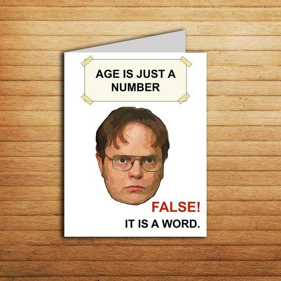 The Office Tv Show Birthday Card Printable The Office 