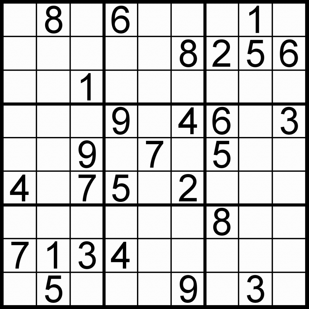 These Printable Sudoku Puzzles Range From Easy To Hard 