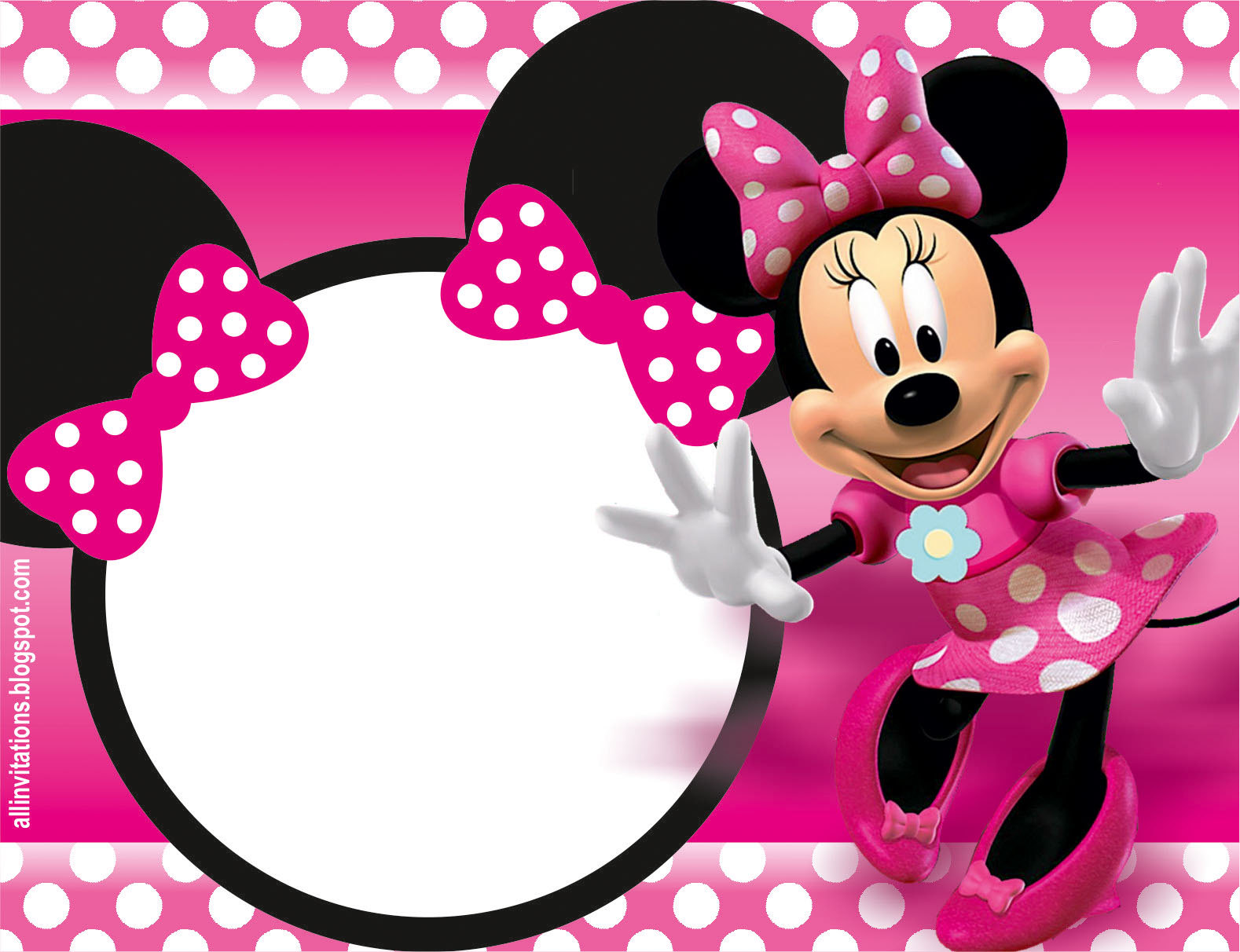 32 Superb Minnie Mouse Birthday Invitations Kitty Baby Love