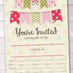 7 Blank Party Invitations Free Editable PSD AI Vector