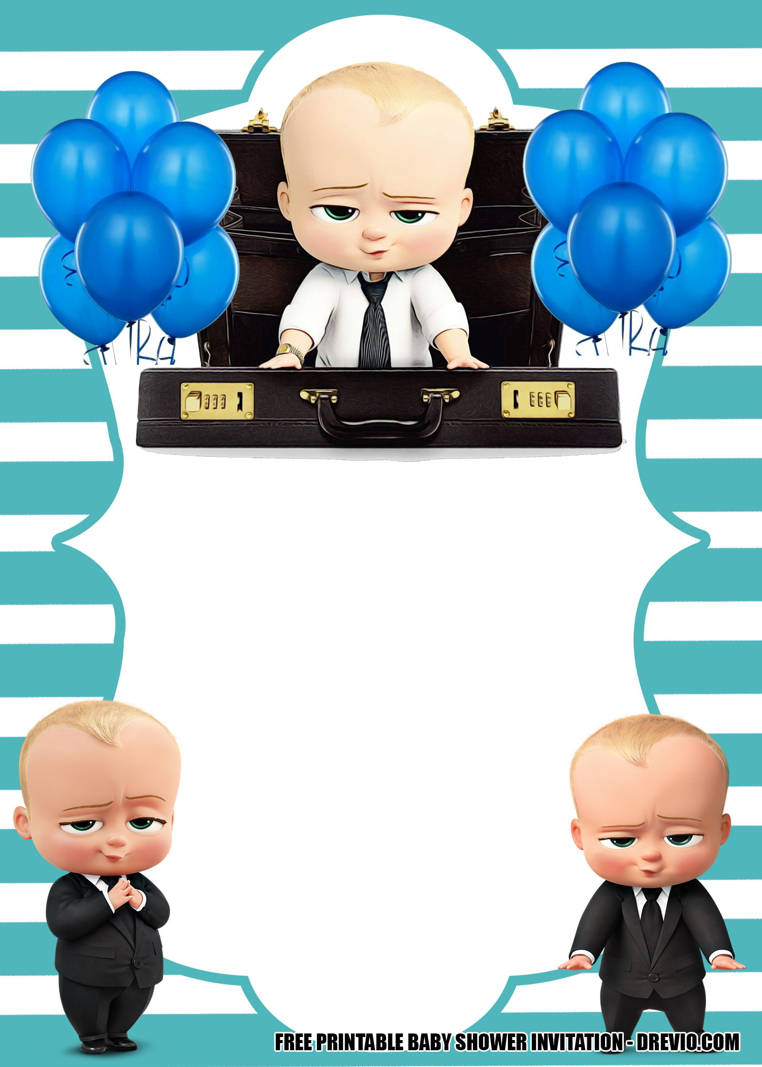 Baby Boss Invitation Template For Your Adorable Little 