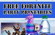 Fortnite Birthday Party Printables Birthday Party Printables