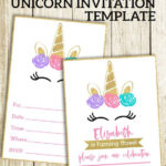 Free Printable Unicorn Invitations Template Unicorn