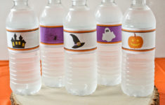 Halloween Water Bottle Labels