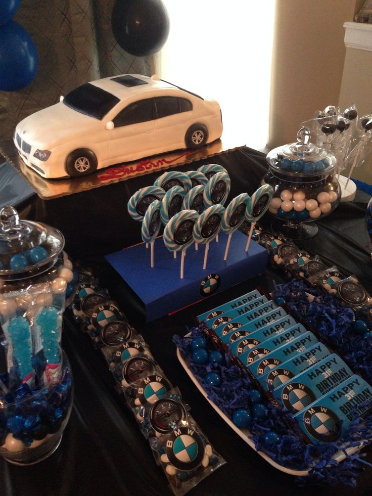 My Husbands BMW Birthday Party Theme Cars Theme 