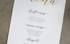 33 Party Menu Templates